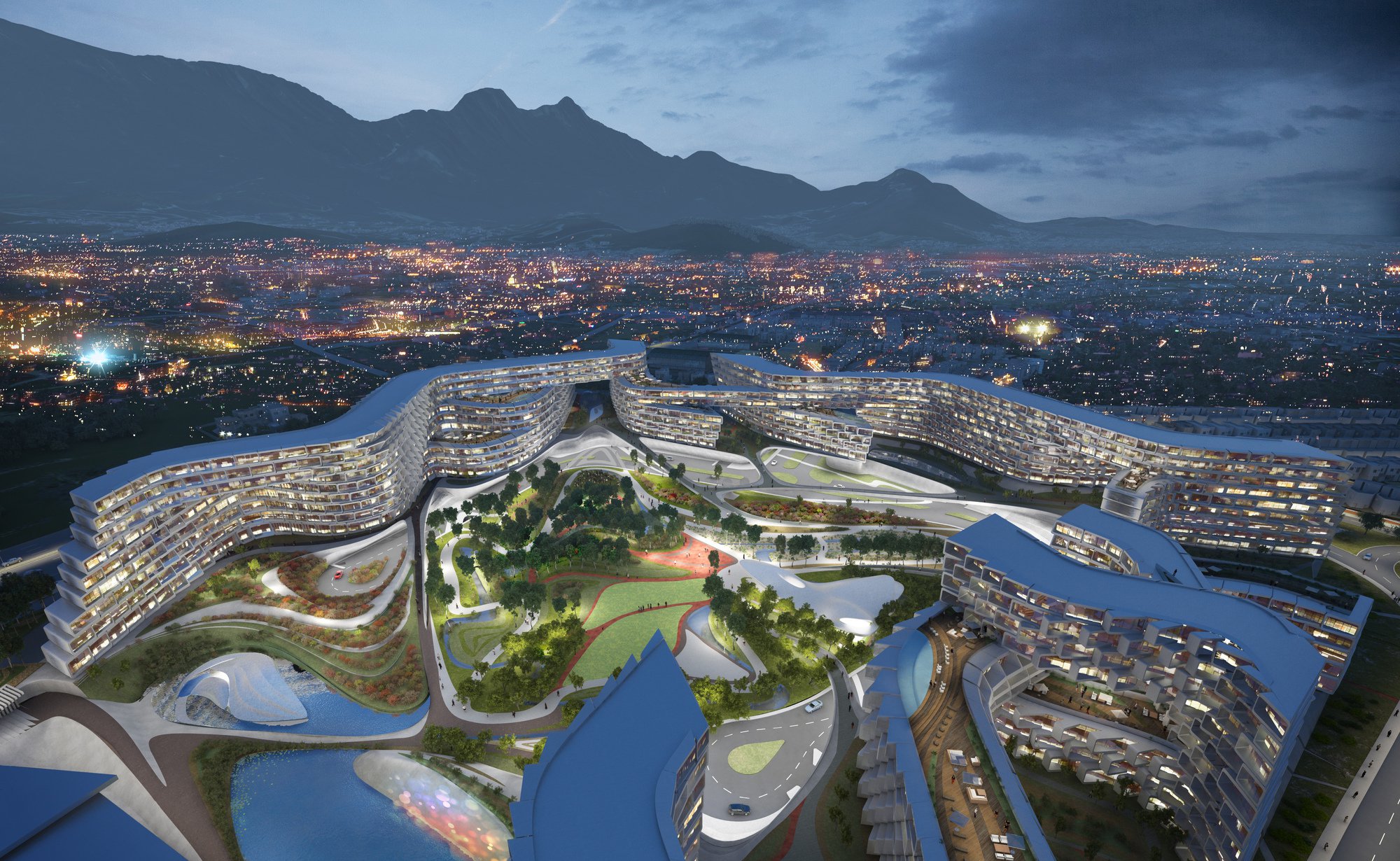 Zaha Hadid presenta Esfera City Center, nuevo proyecto en Monterrey