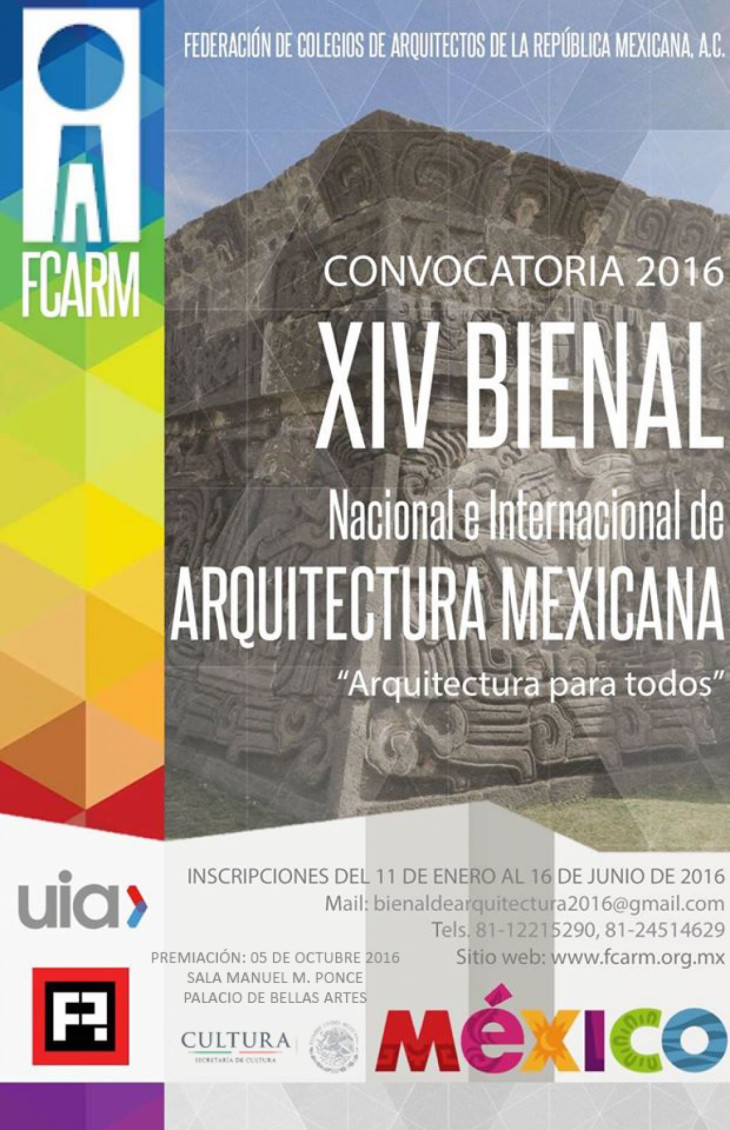 XIV Bienal Nacional e Internacional de Arquitectura Mexicana 2016